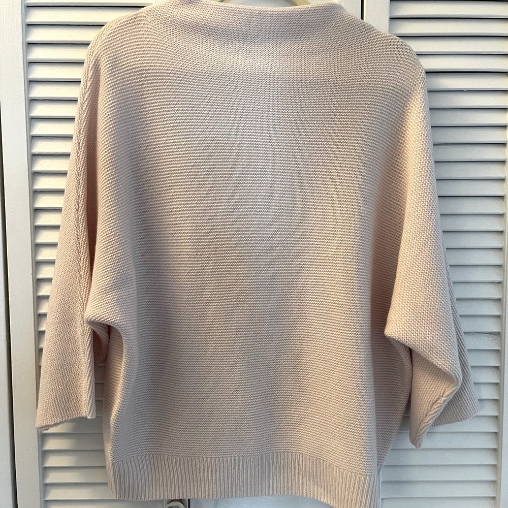 The Reset Social Funnelneck Sweater Ivory S/M